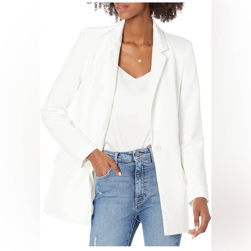 The Drop Classic Ivory White Blake Blazer